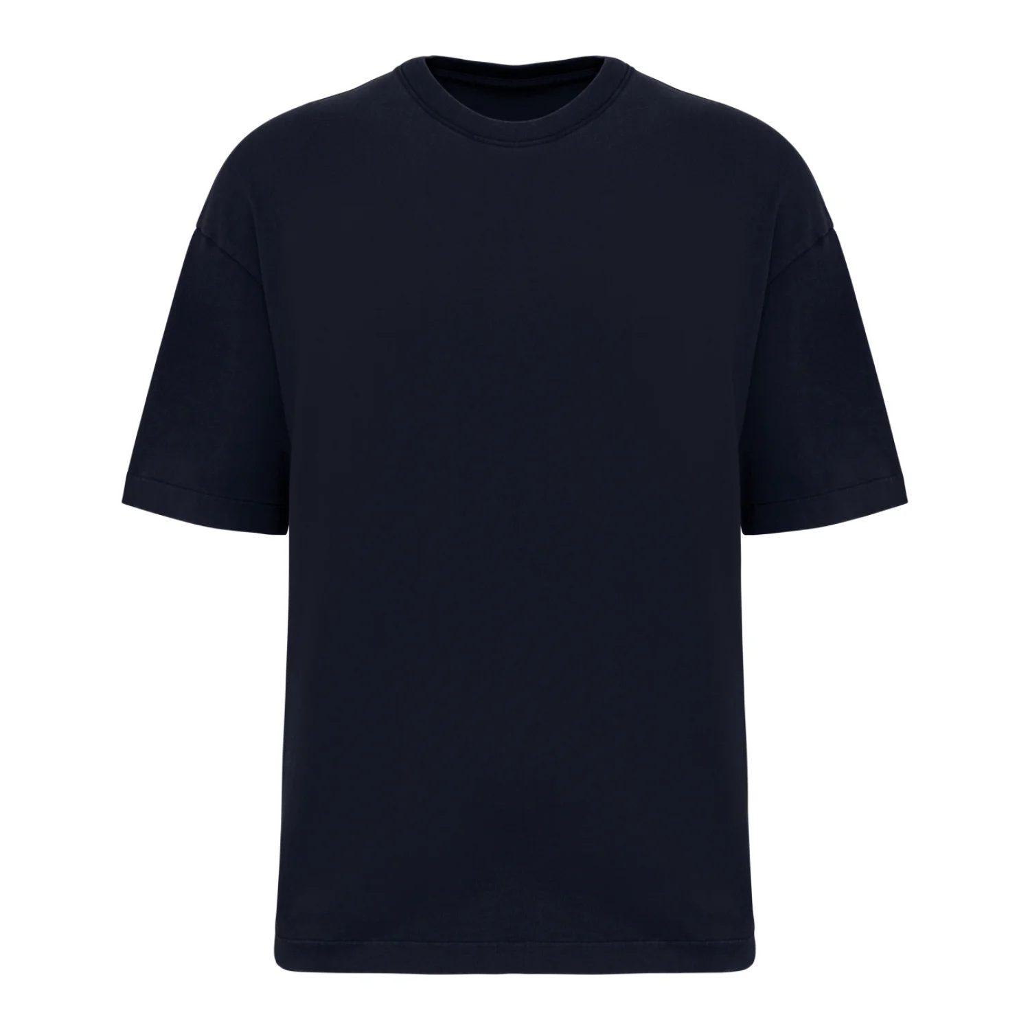 Native Spirit Férfi oversized mosott hatású póló Washed Navy Blue