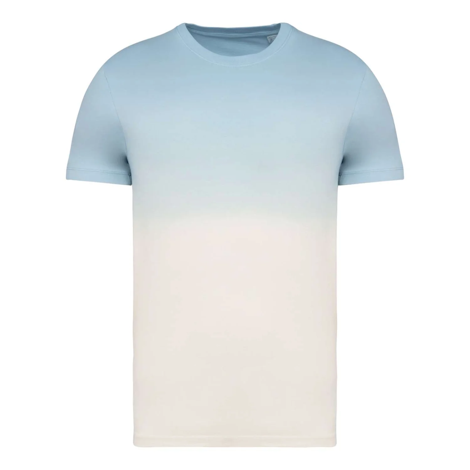 Native Spirit Uniszex környezetbarát ombre hatású póló Dip Dye Aquamarine