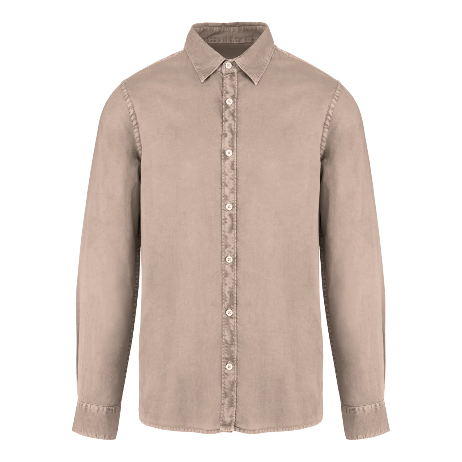 Native Spirit Mosott hatású férfi ing Washed Linen