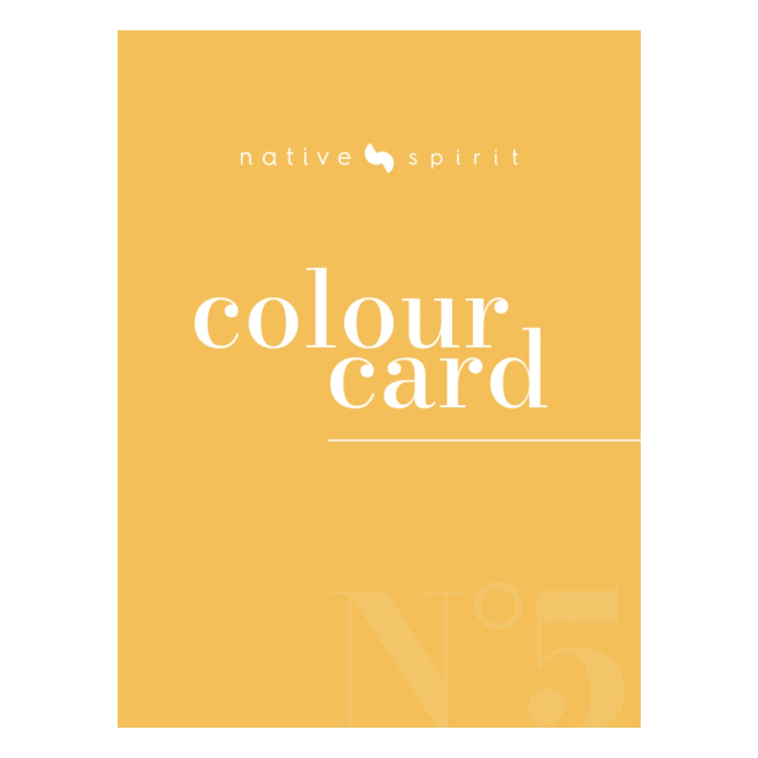 Native spirit színkatalógus 2025 promóciós anyag Color Cards