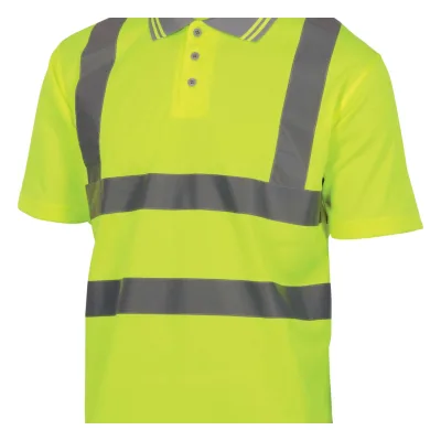 Delta Plus Polo hv offshore orange 4X