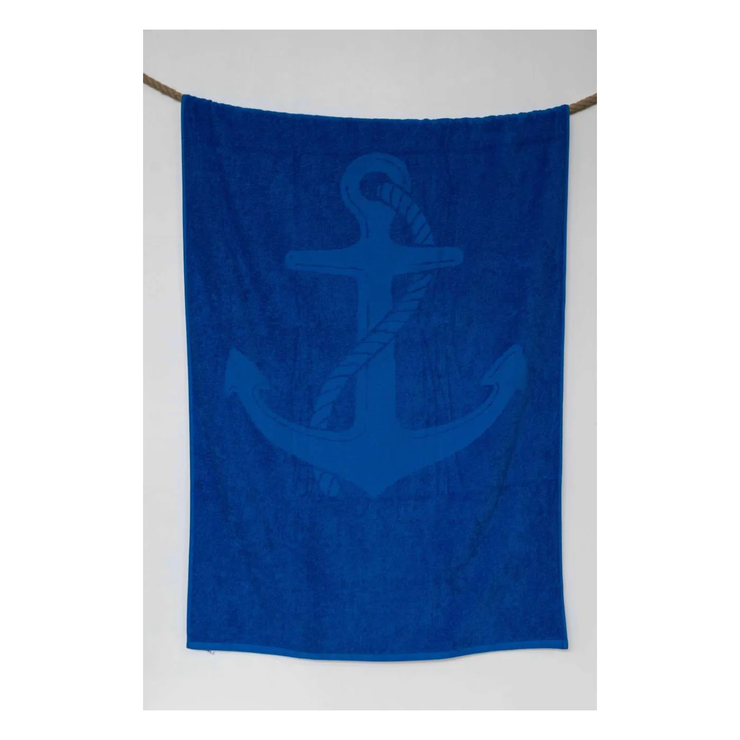 Olima anchor jacquard strandtörölköző törölközők és fürdőlepedő Royal