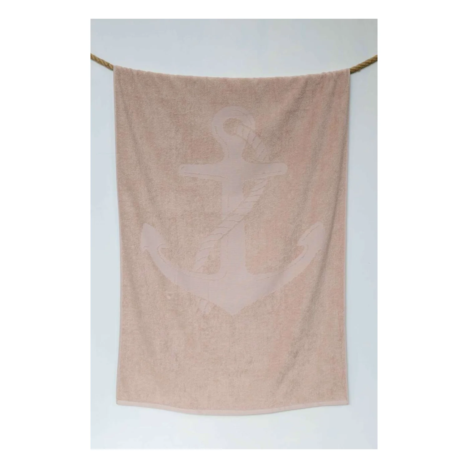 Olima anchor jacquard strandtörölköző törölközők és fürdőlepedő Sand