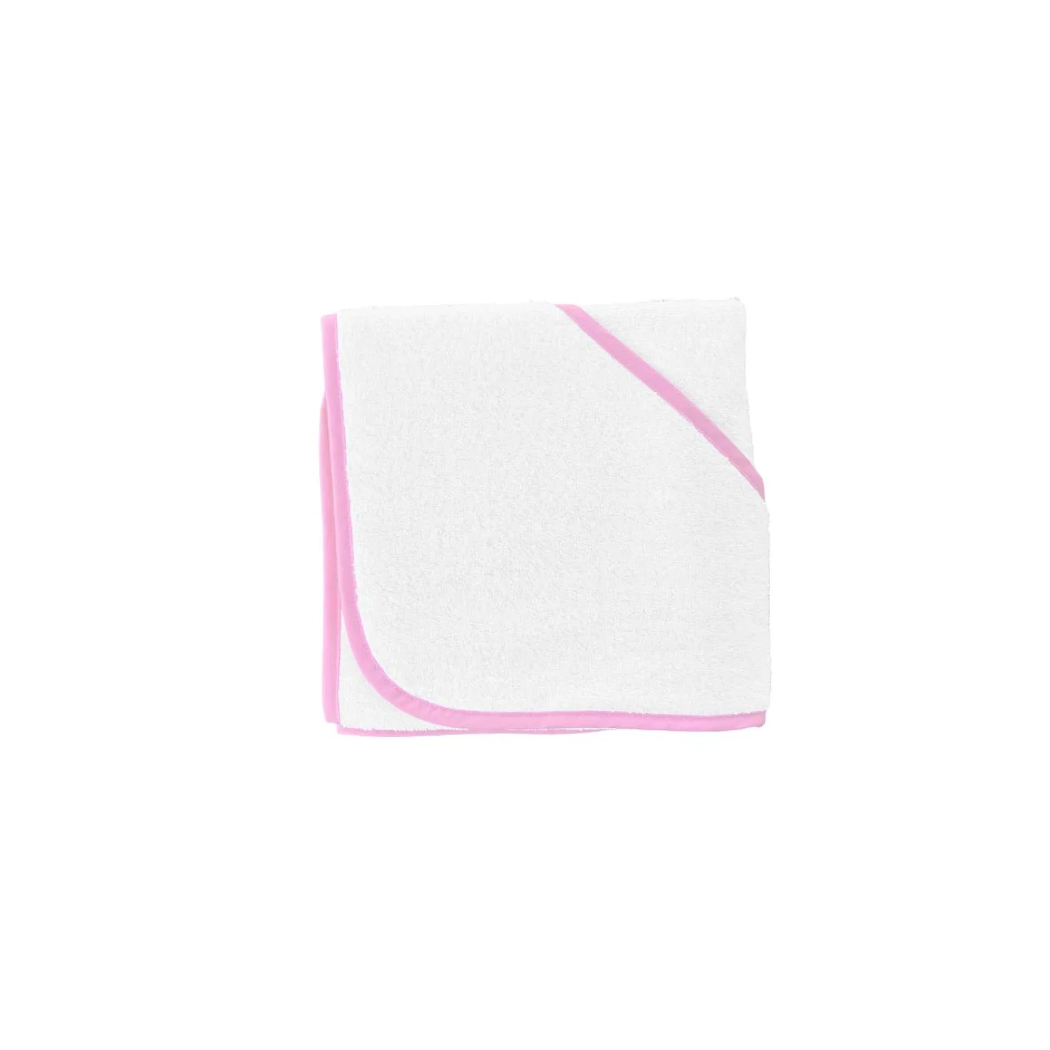 Olima baba kapucnis törölköző törölközők és fürdőlepedő White/Light Pink