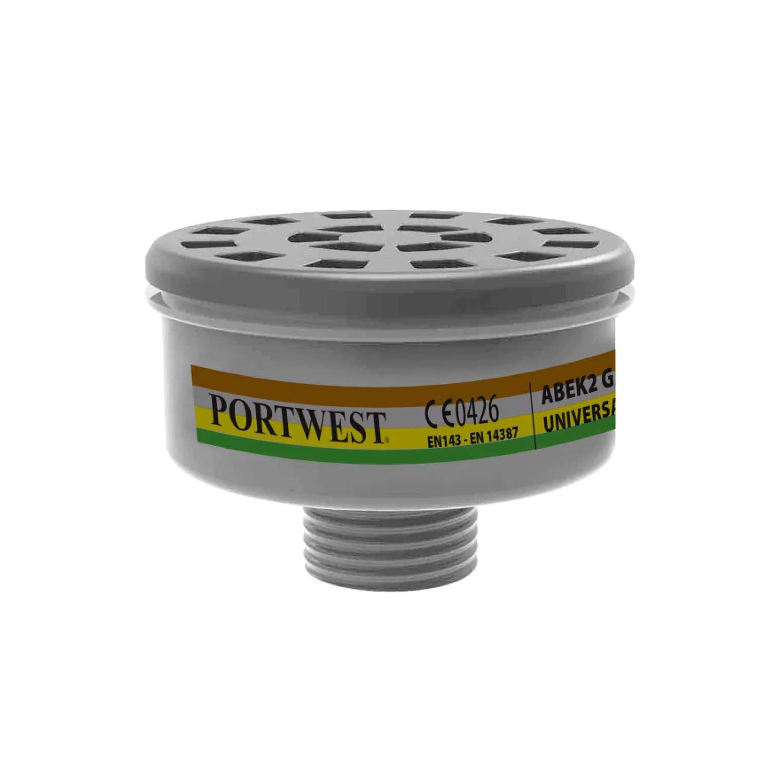 Portwest ABEK2 Filter univerzális csatlakozás (4 db)) fekete