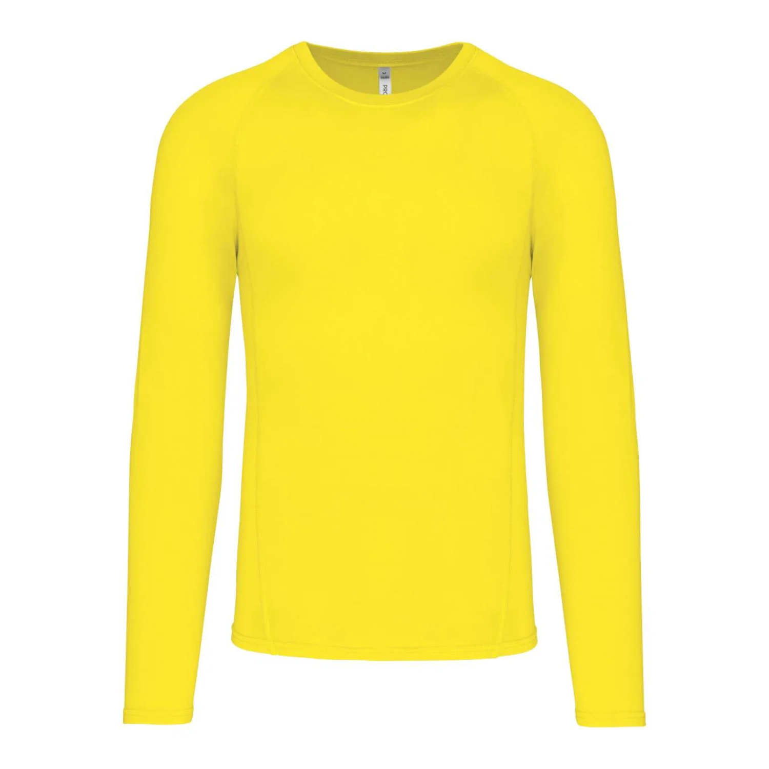 Proact Felnőtt hosszú ujjú sport aláöltözet sportruházat Flashy Yellow