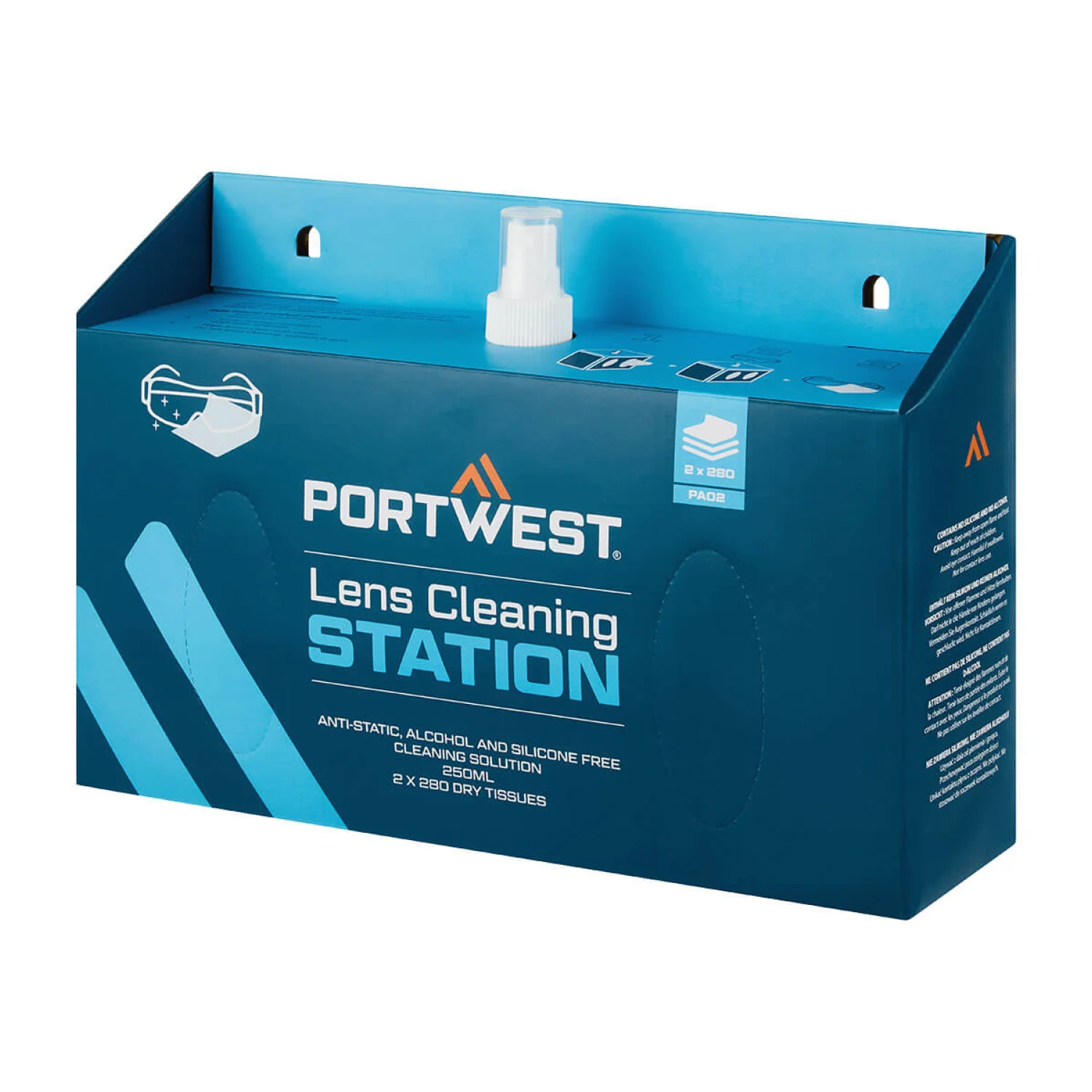 Portwest Szemüvegtisztitó állomás fehér