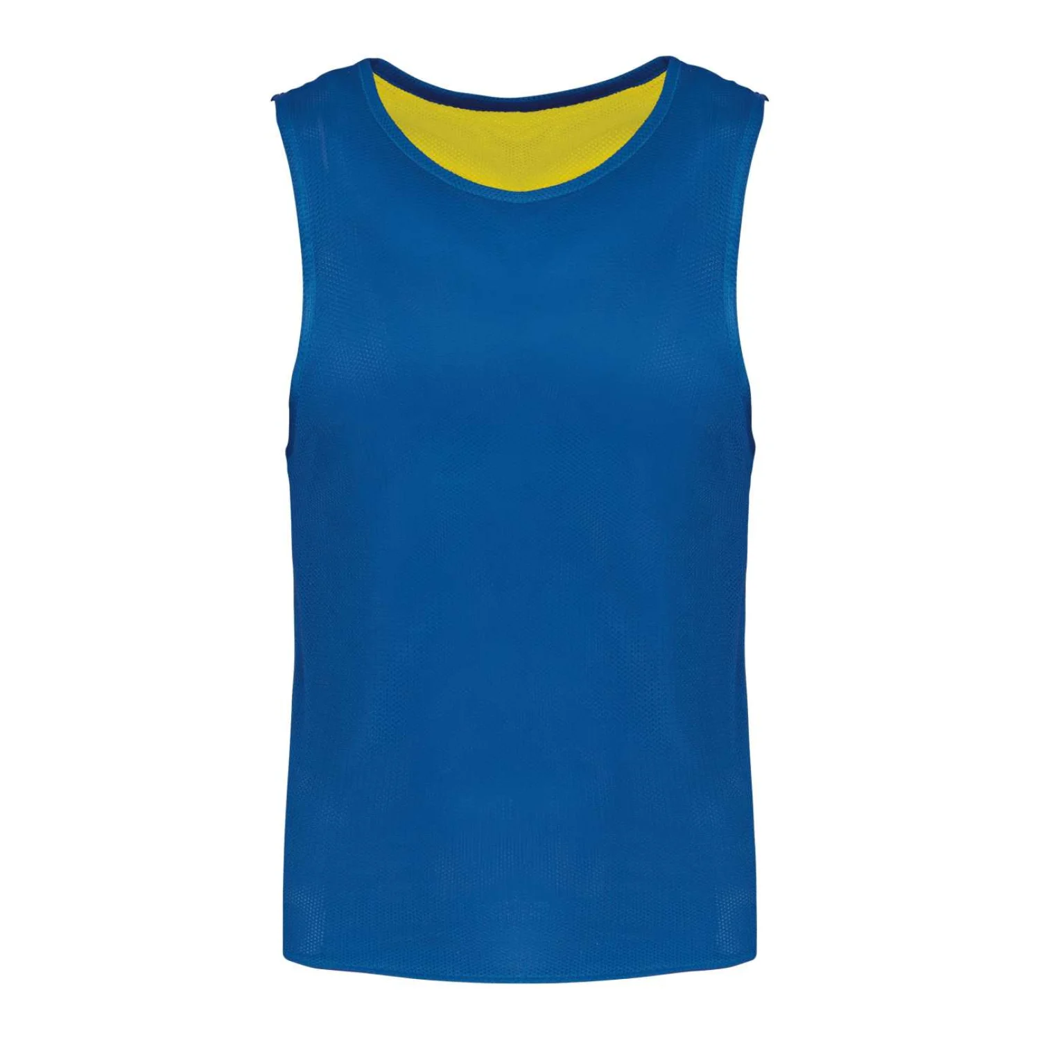 Proact Multi-sport kifordítható megkülönböztető mellény sportruházat Fluorescent Yellow/Sporty Royal Blue