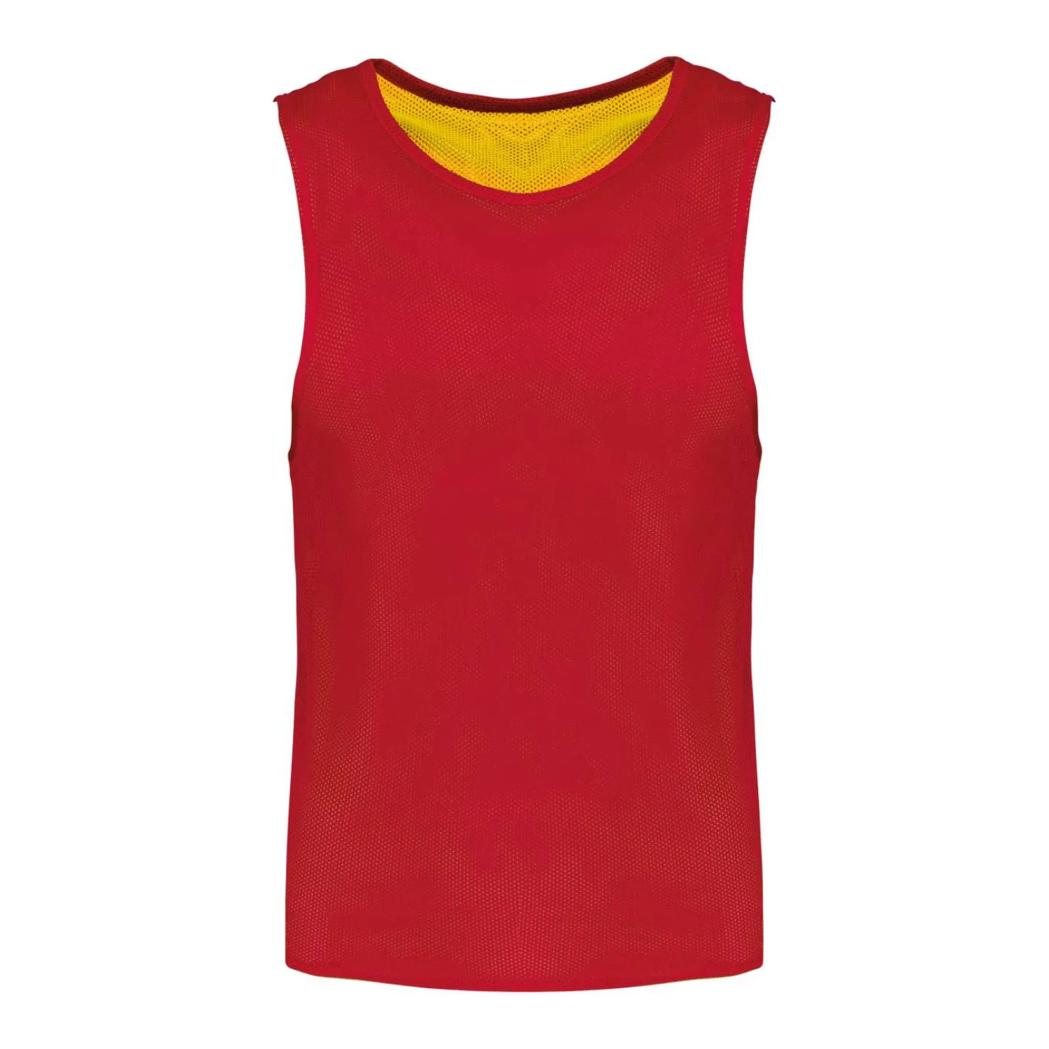 Proact Multi-sport kifordítható megkülönböztető mellény sportruházat Sporty Red/Sporty Yellow
