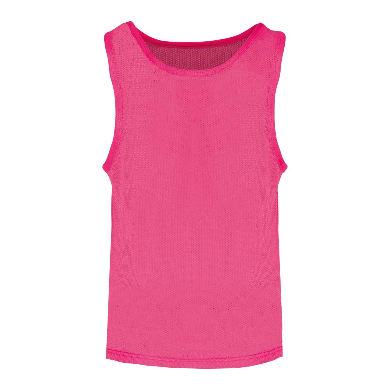 Proact Gyerek multi-sport könnyű, hálós megkülönböztető mellény sportruházat Fluorescent Pink