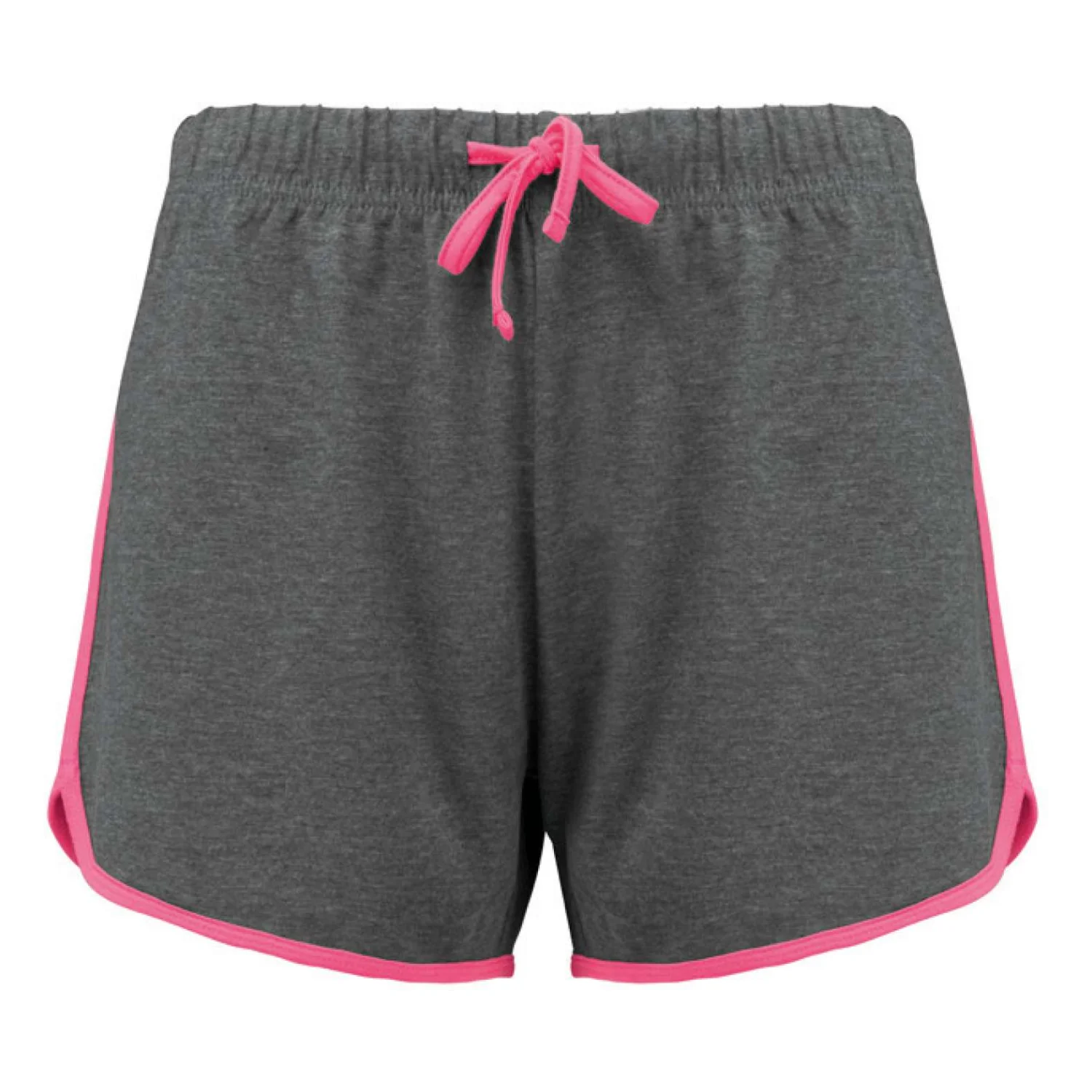 Proact Női sport rövidnadrág sportruházat Grey Heather/Fluorescent Pink