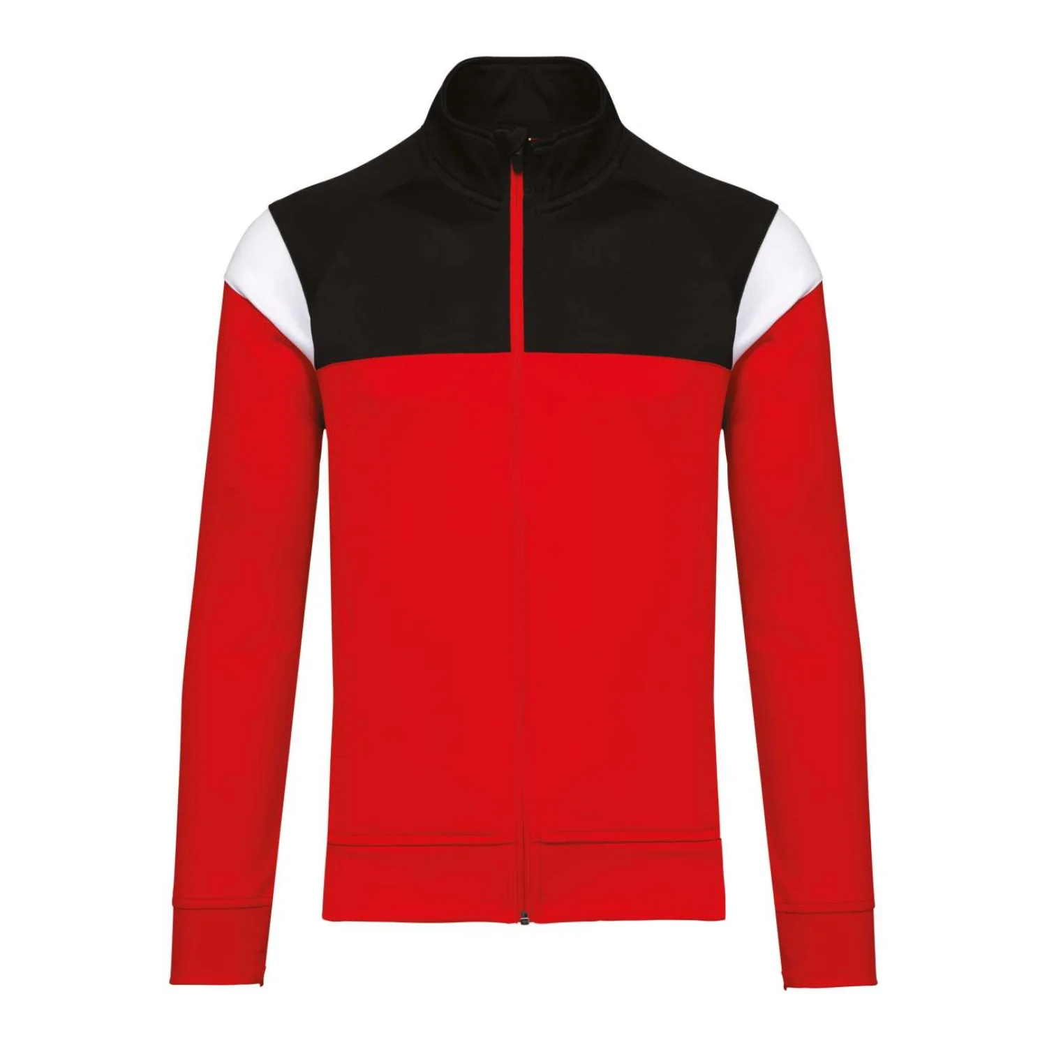 Proact Felnőtt cipzáras melegítőfelső sportruházat Sporty Red/Black