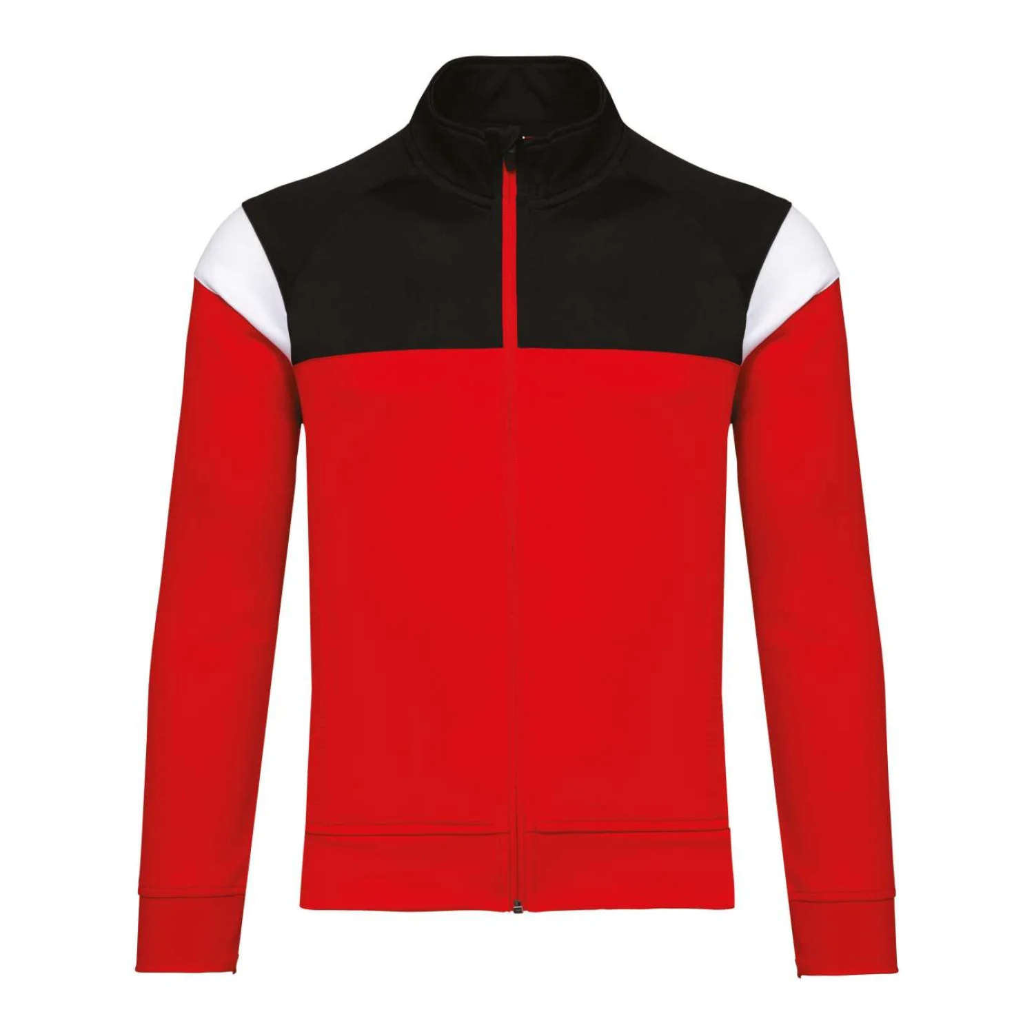 Proact Gyerek cipzáras melegítőfelső sportruházat Sporty Red/Black