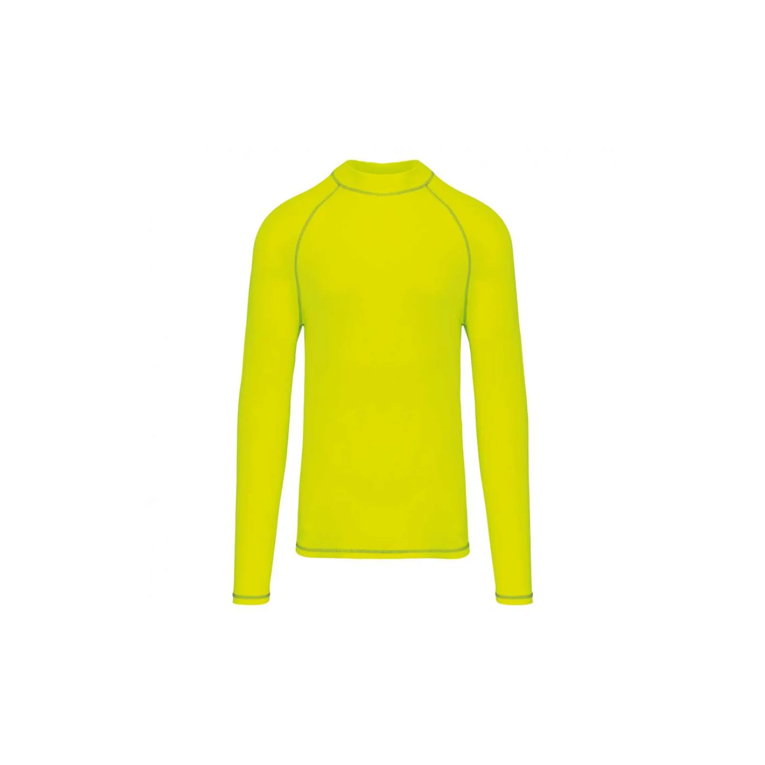 Proact Férfi technikai hosszú ujjú póló uv-védelemmel sportruházat Fluorescent Yellow