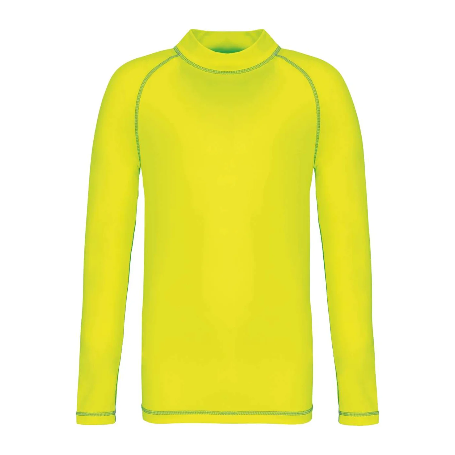 Proact Gyermek technikai hosszú ujjú póló uv-védelemmel sportruházat Fluorescent Yellow