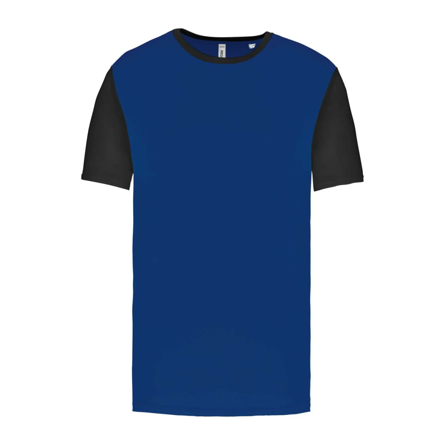 Proact Felnőtt két színű rövid ujjú póló sportruházat Dark Royal Blue/Black