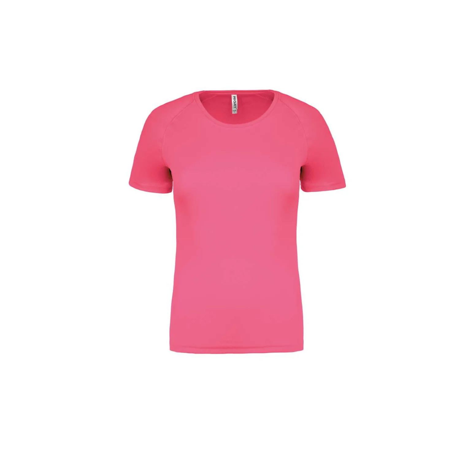 Proact Női rövid ujjú sport póló sportruházat Fluorescent Pink