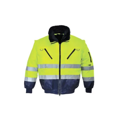 Portwest Hi-Vis 3-in-1 Pilota kabát kabátok és