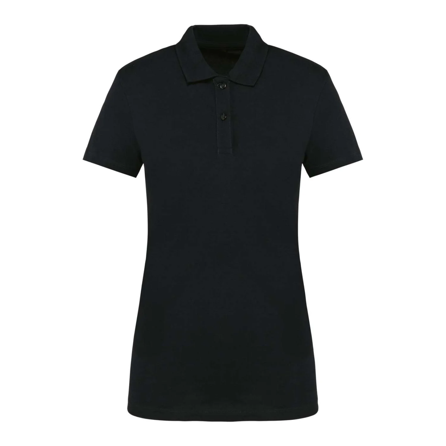 Kariban Premium Női rövid ujjú SUPIMA® galléros póló Black