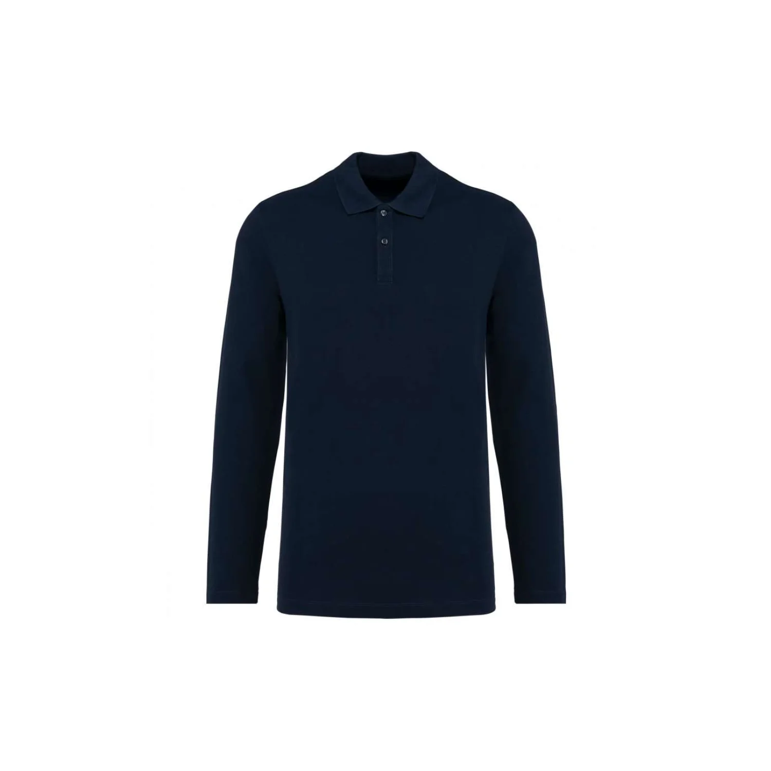 Kariban Premium Férfi hosszú ujjú SUPIMA® galléros póló Deep Navy