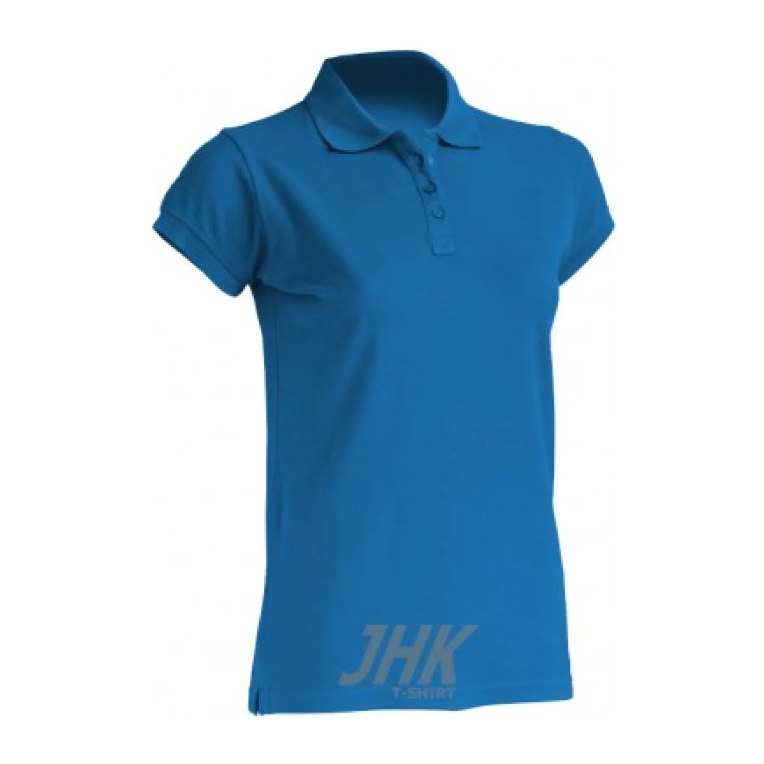 JHK Women's polo short-sleeve, royal blue Royal blue