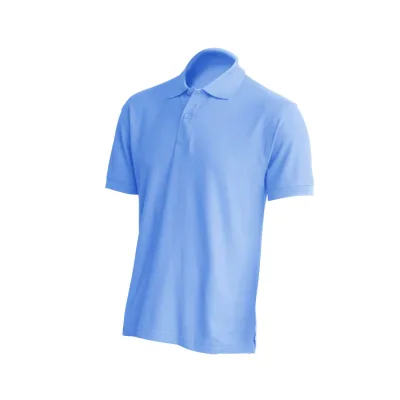 Men's polo short-sleeve, világoskék
