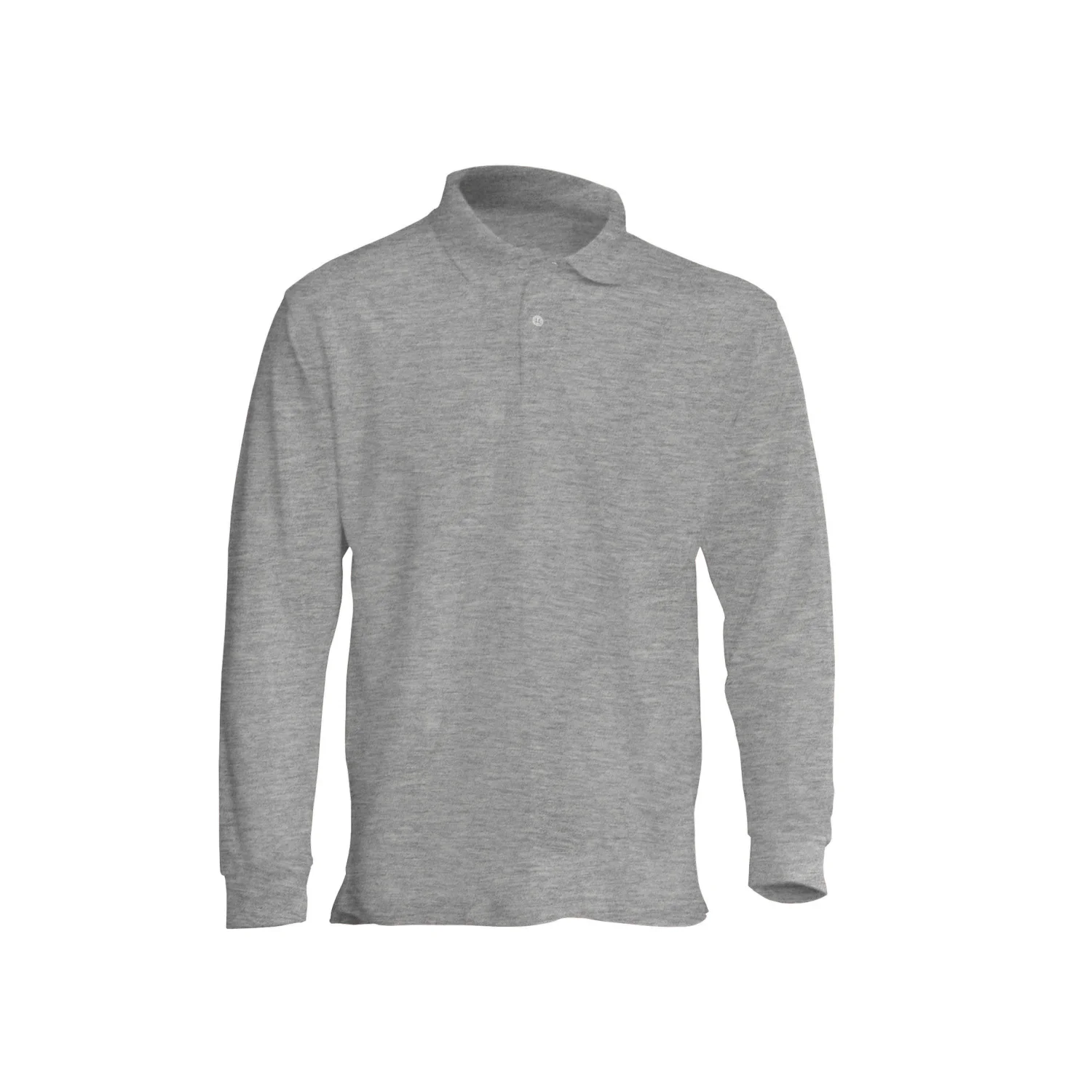 JHK Men's polo long-sleeve T-shirt, navy Dark grey