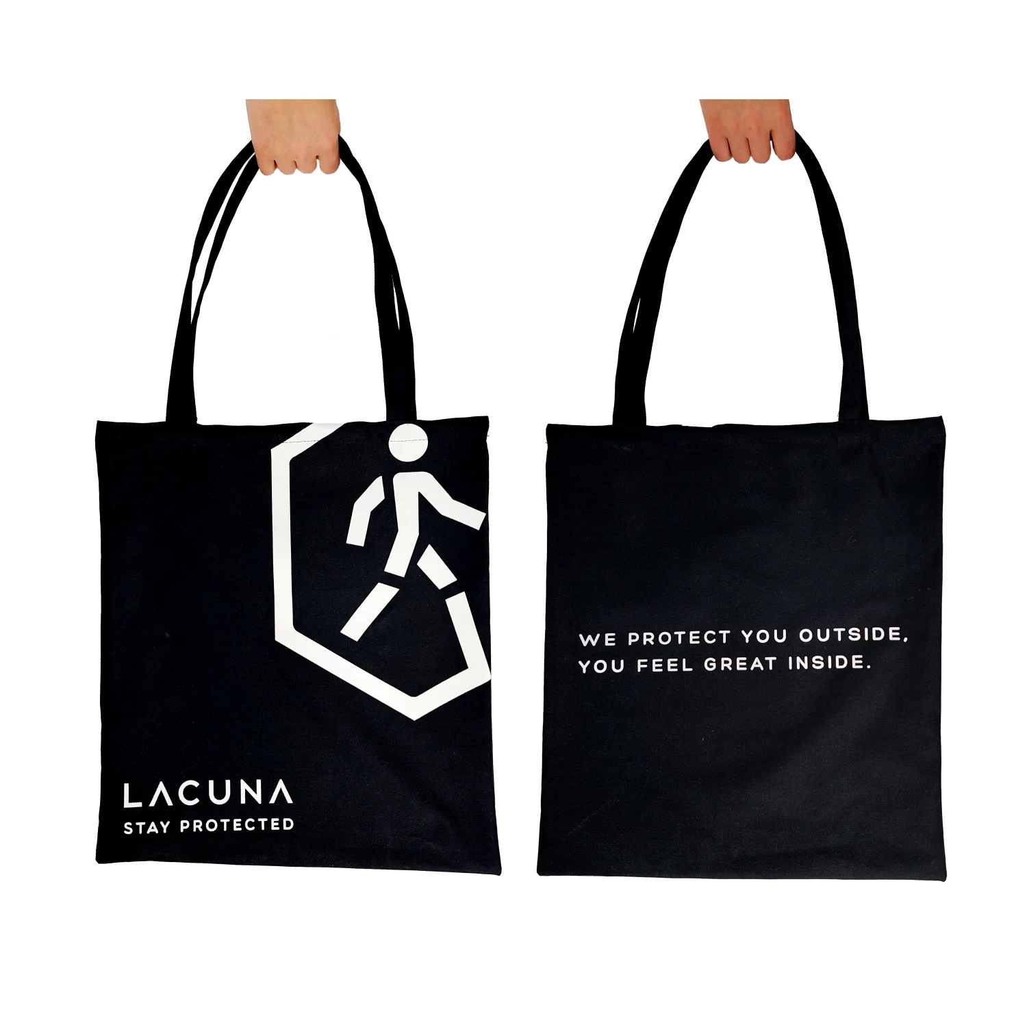 Lacuna Promotional textile bag Lacuna, black