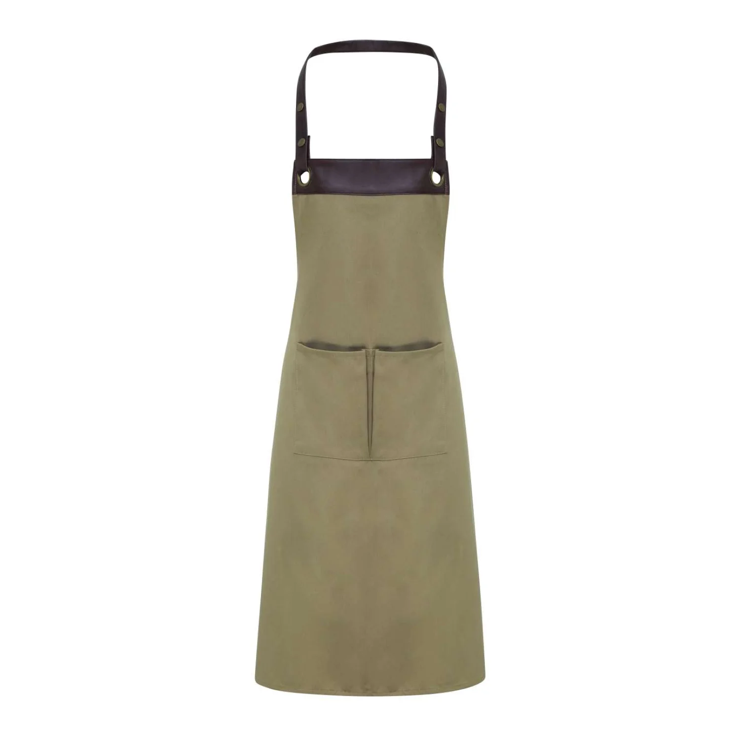 Premier ‘espresso’ fenntartható kötény vendéglátás és egészségügy Khaki/Brown