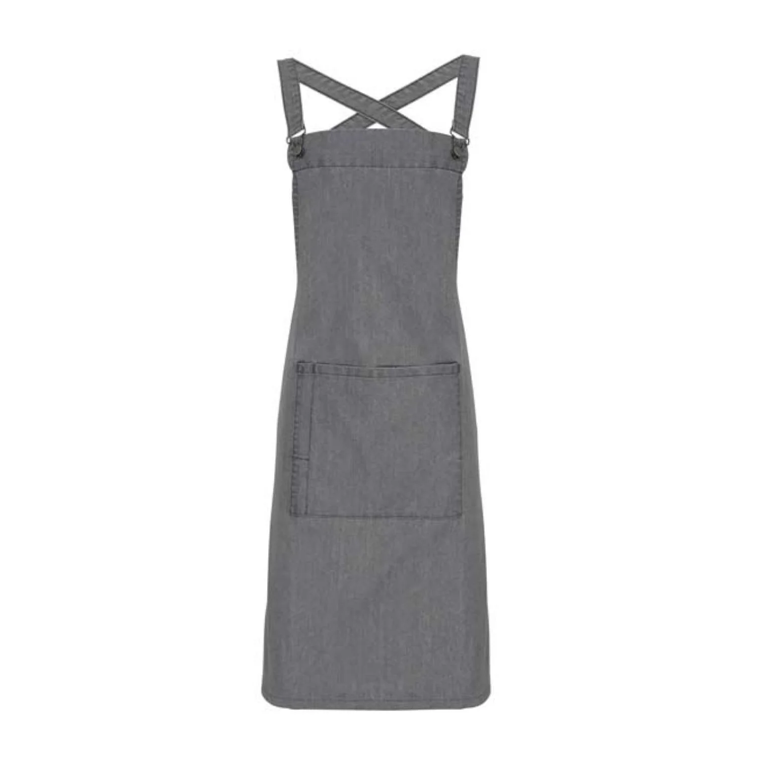 Premier Keresztpántos 'barista' kötény vendéglátás és egészségügy Grey Denim