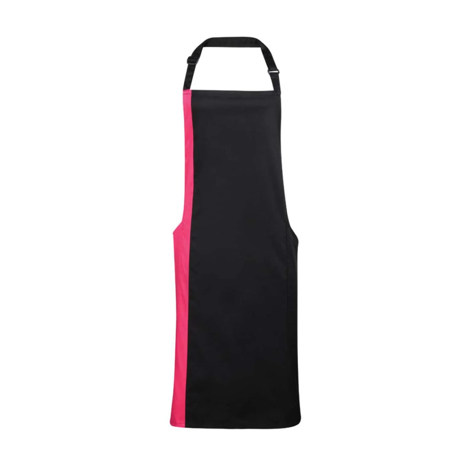 Premier 'colours collection’ kontrasztos kötény vendéglátás és egészségügy Black/Hot Pink
