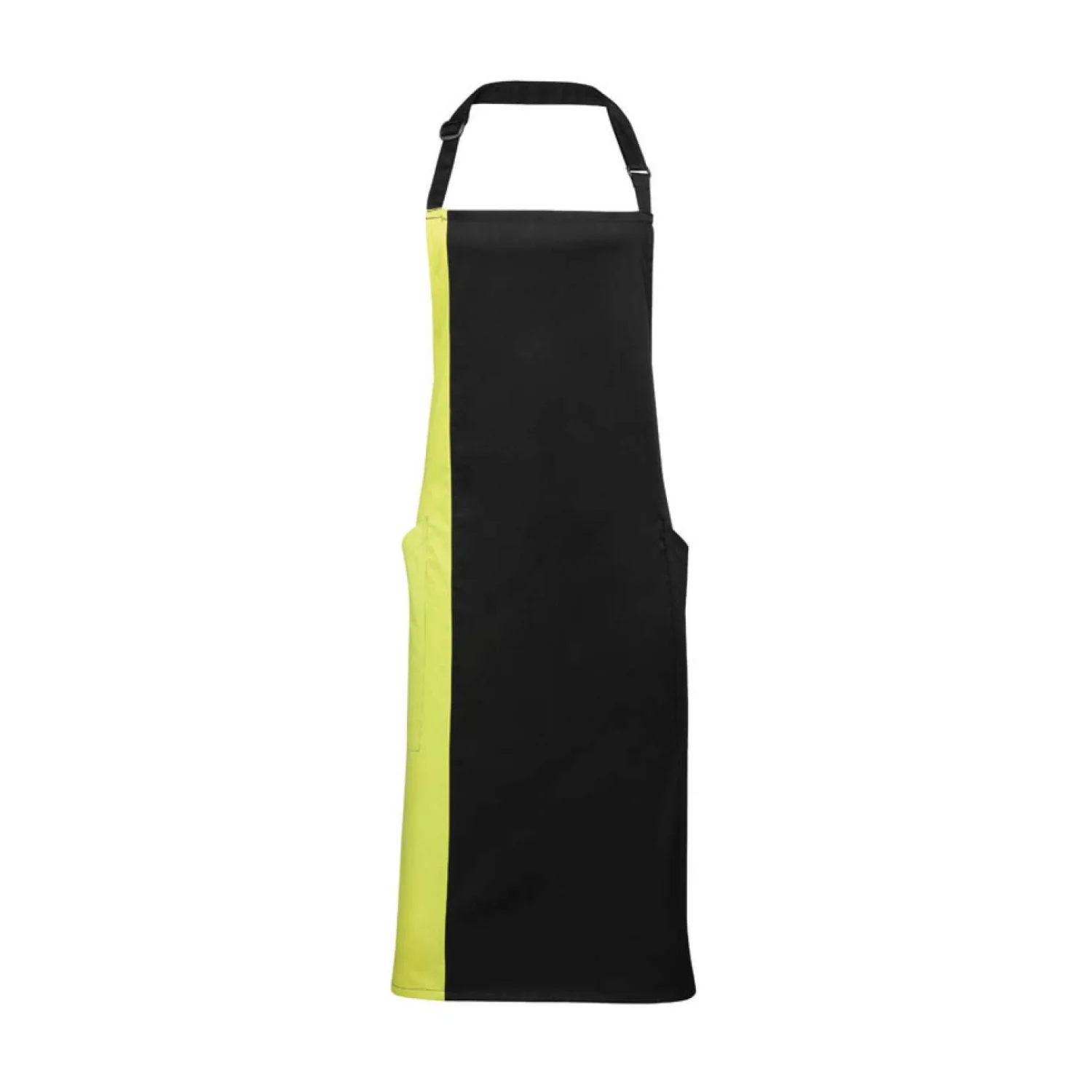 Premier 'colours collection’ kontrasztos kötény vendéglátás és egészségügy Black/Lime