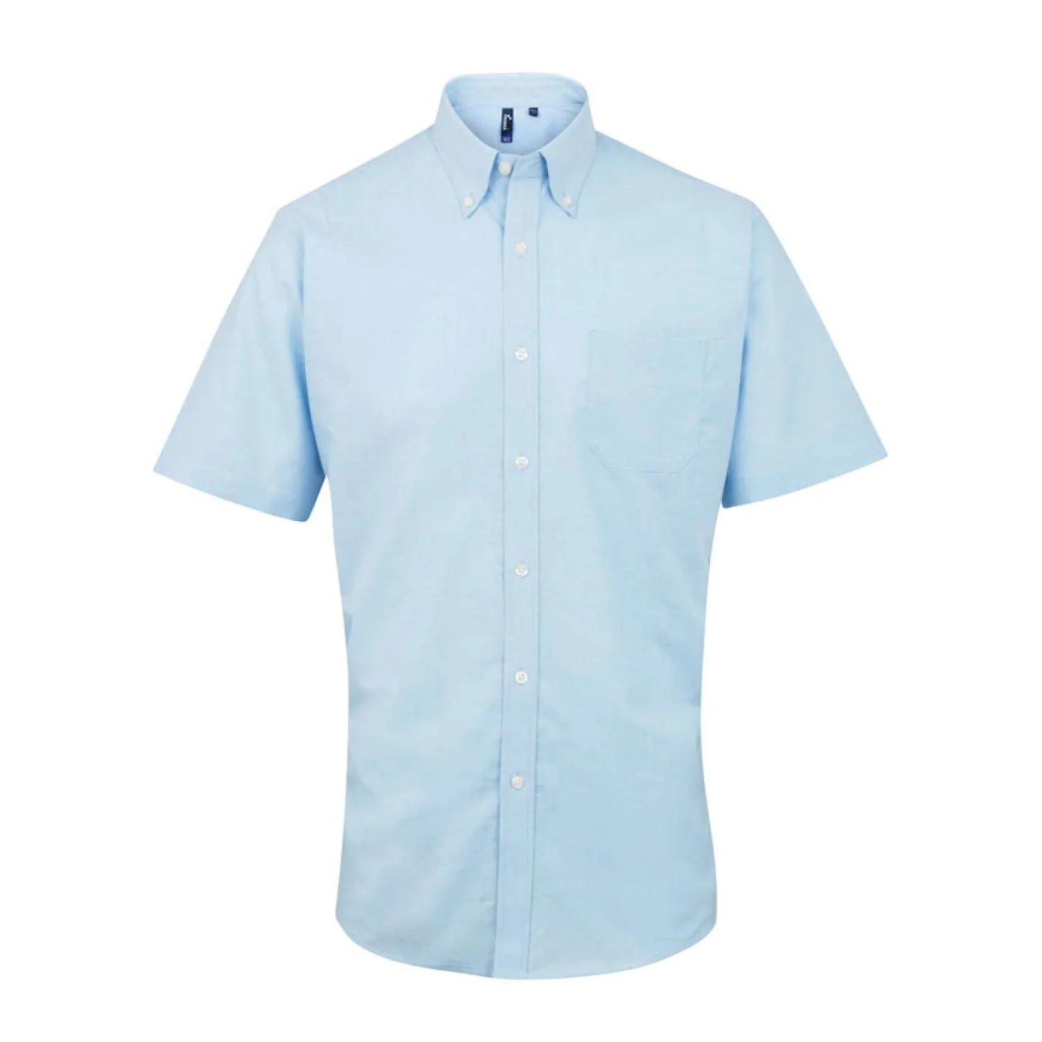 Premier Férfi rövid ujjú prémium oxford ing Light Blue