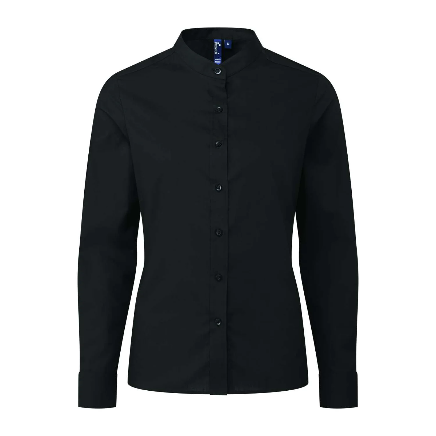Premier Női állógalléros ing Black