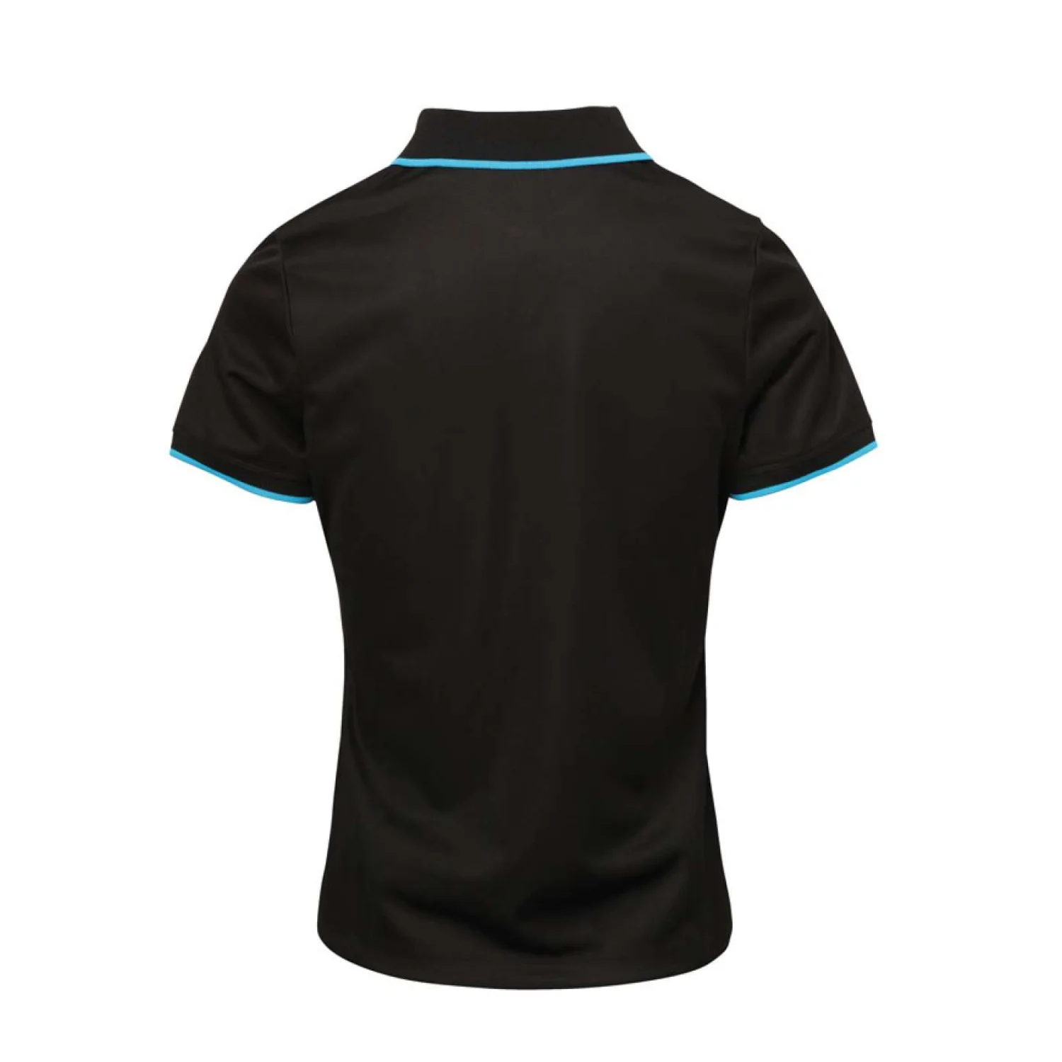 Premier COOLCHECKER® kontrasztos női póló Black/Turquoise