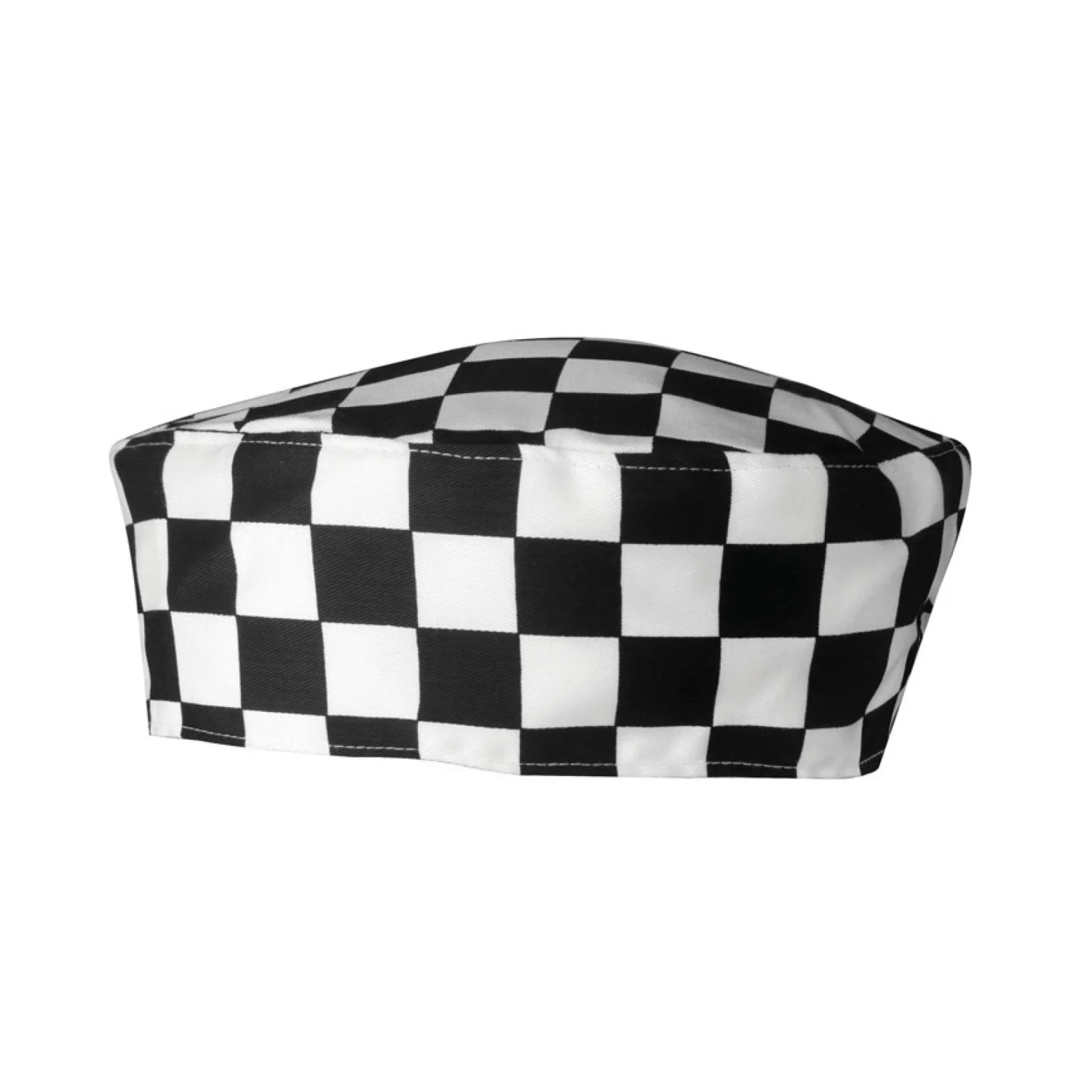Premier Hengeres szakácssapka vendéglátás és egészségügy Black/White Check