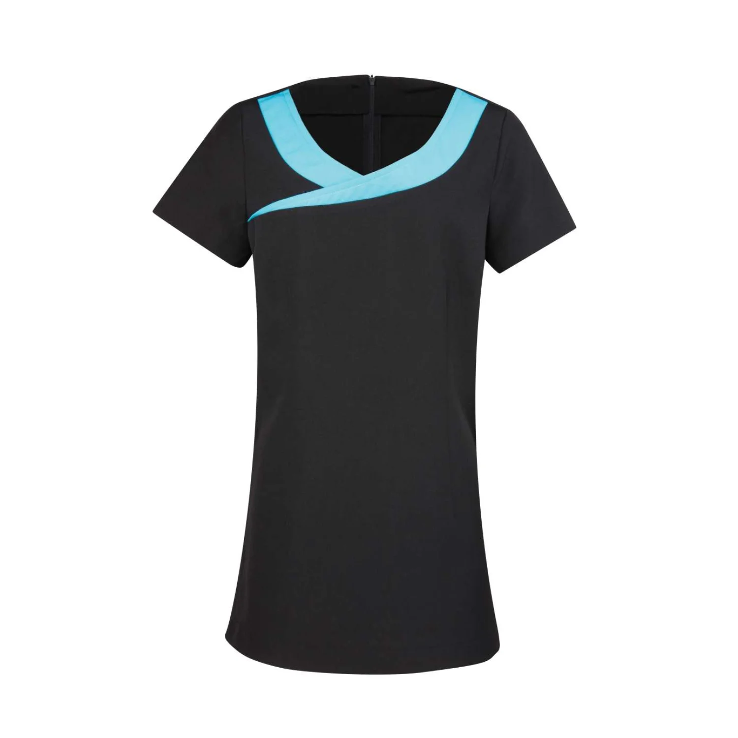 Premier ‘ivy' szépségápolási és spa tunika vendéglátás és egészségügy Black/Turquoise