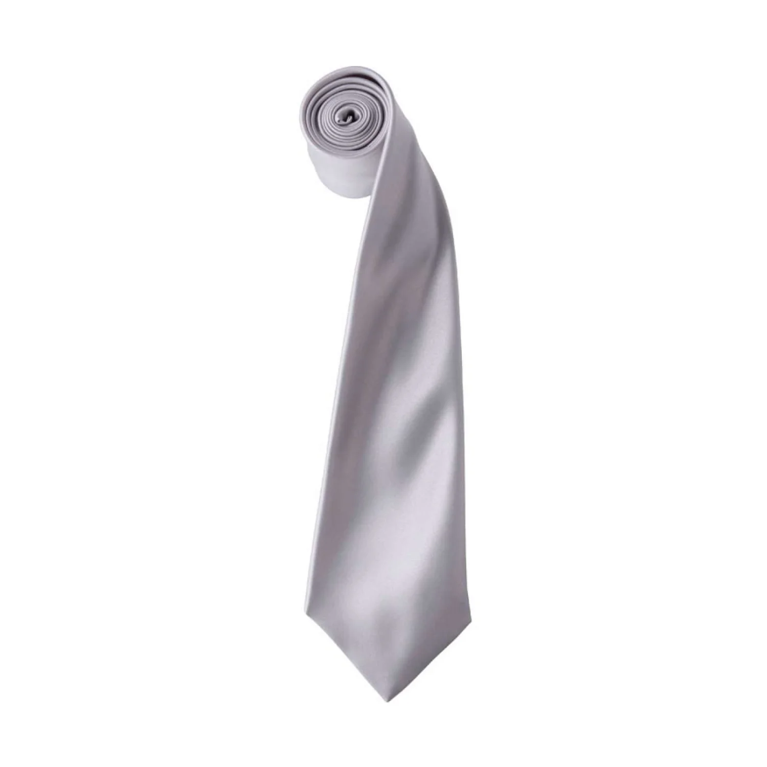 Premier 'colours collection' szatén nyakkendő Silver