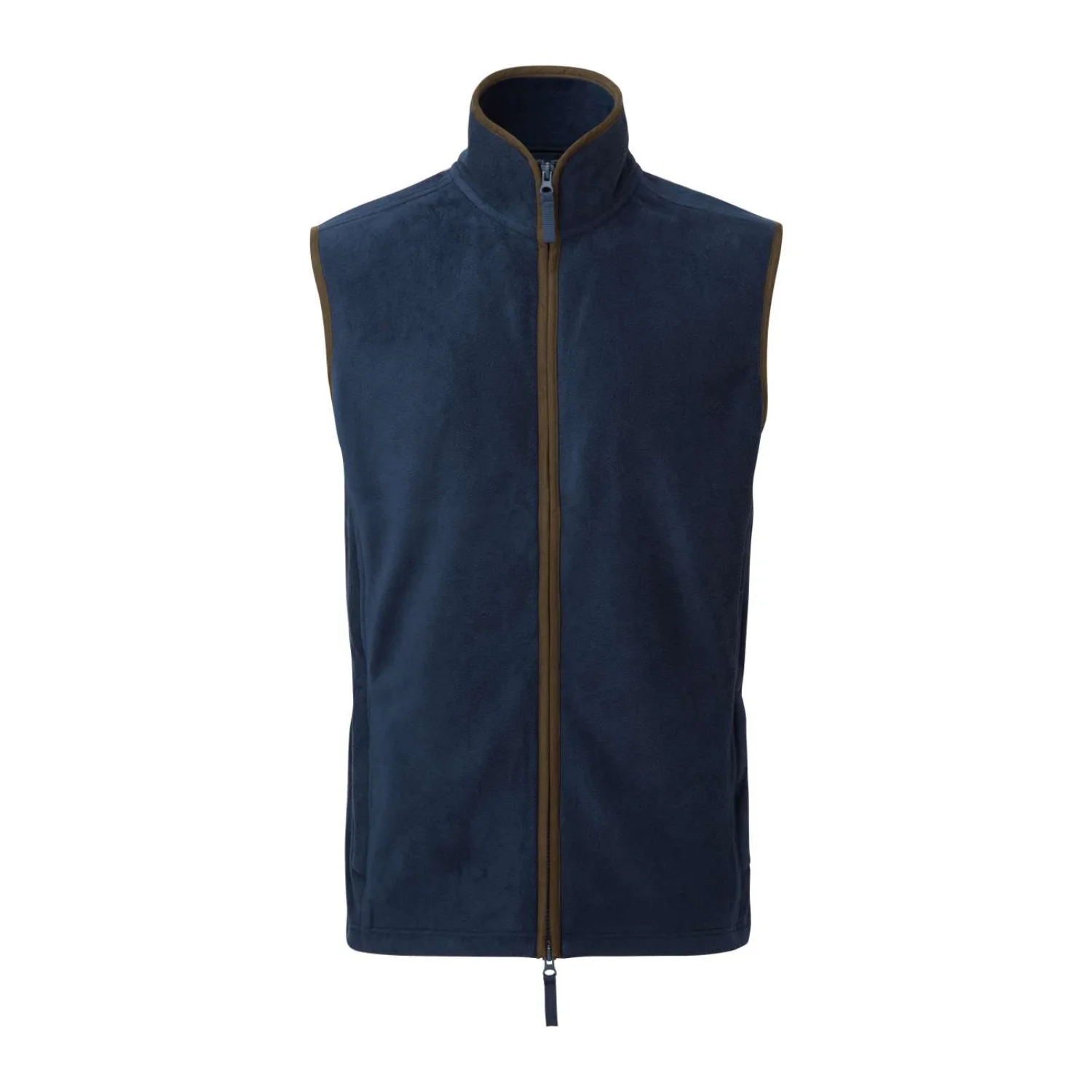 Premier Férfi 'artisan' polár mellény pulóverek és kardigán Navy/Brown