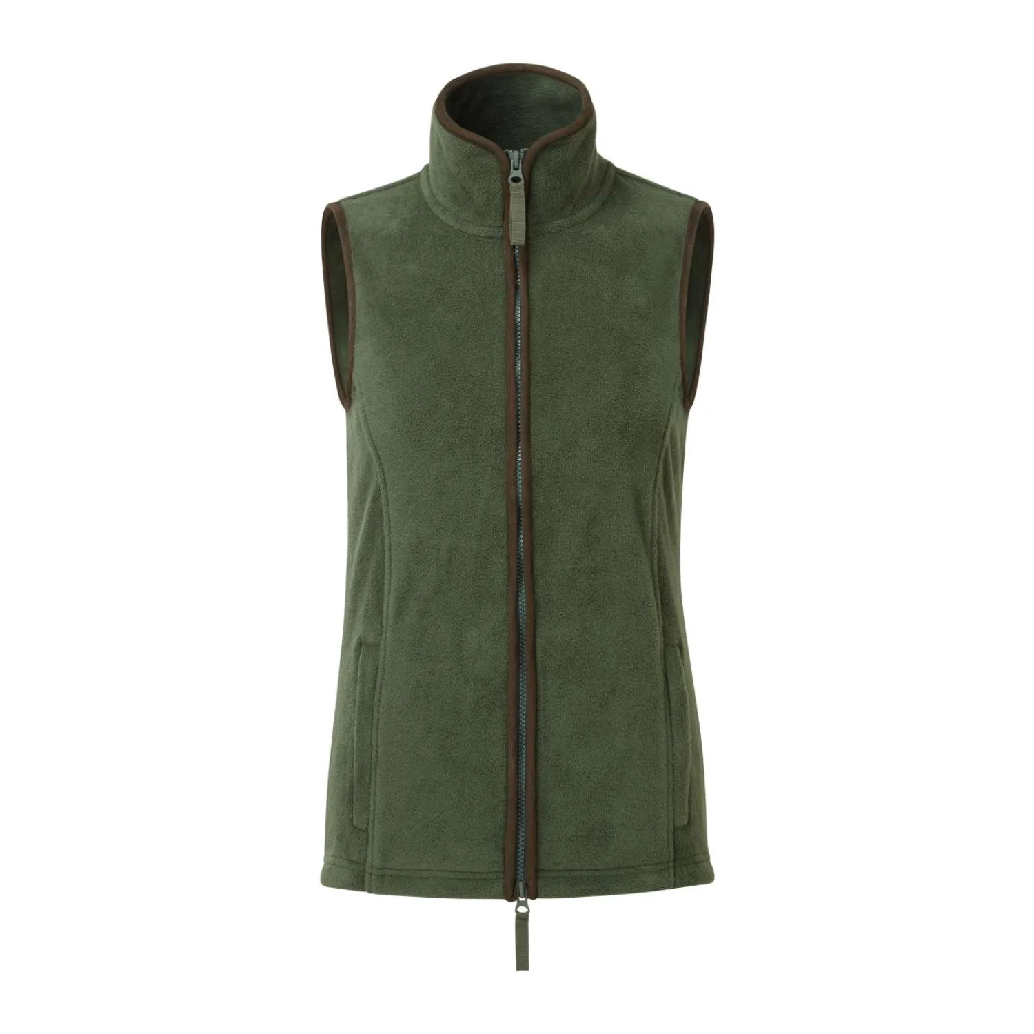 Premier Női 'artisan' polár mellény pulóverek és kardigán Moss Green/Brown