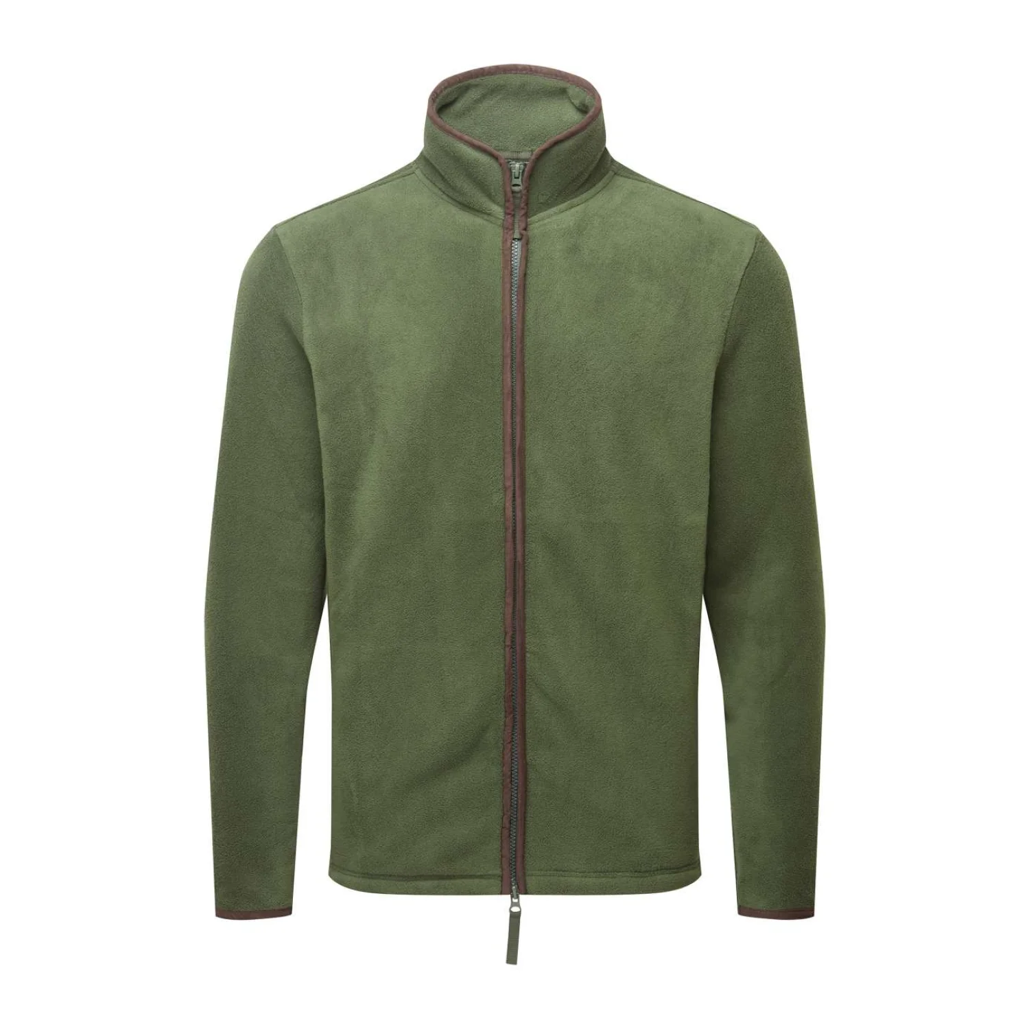 Premier Artisan férfi polár pulóver pulóverek és kardigán Moss Green/Brown
