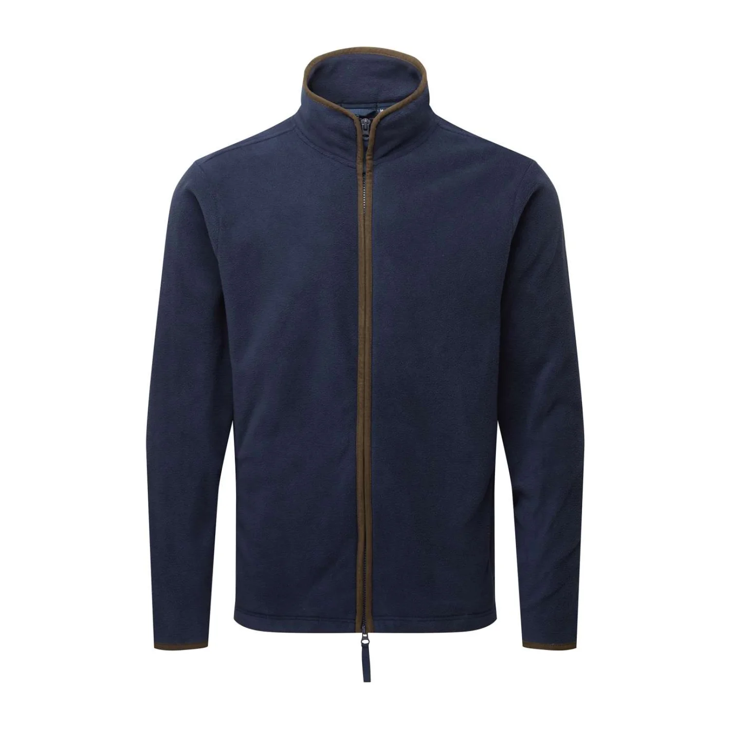 Premier Artisan férfi polár pulóver pulóverek és kardigán Navy/Brown