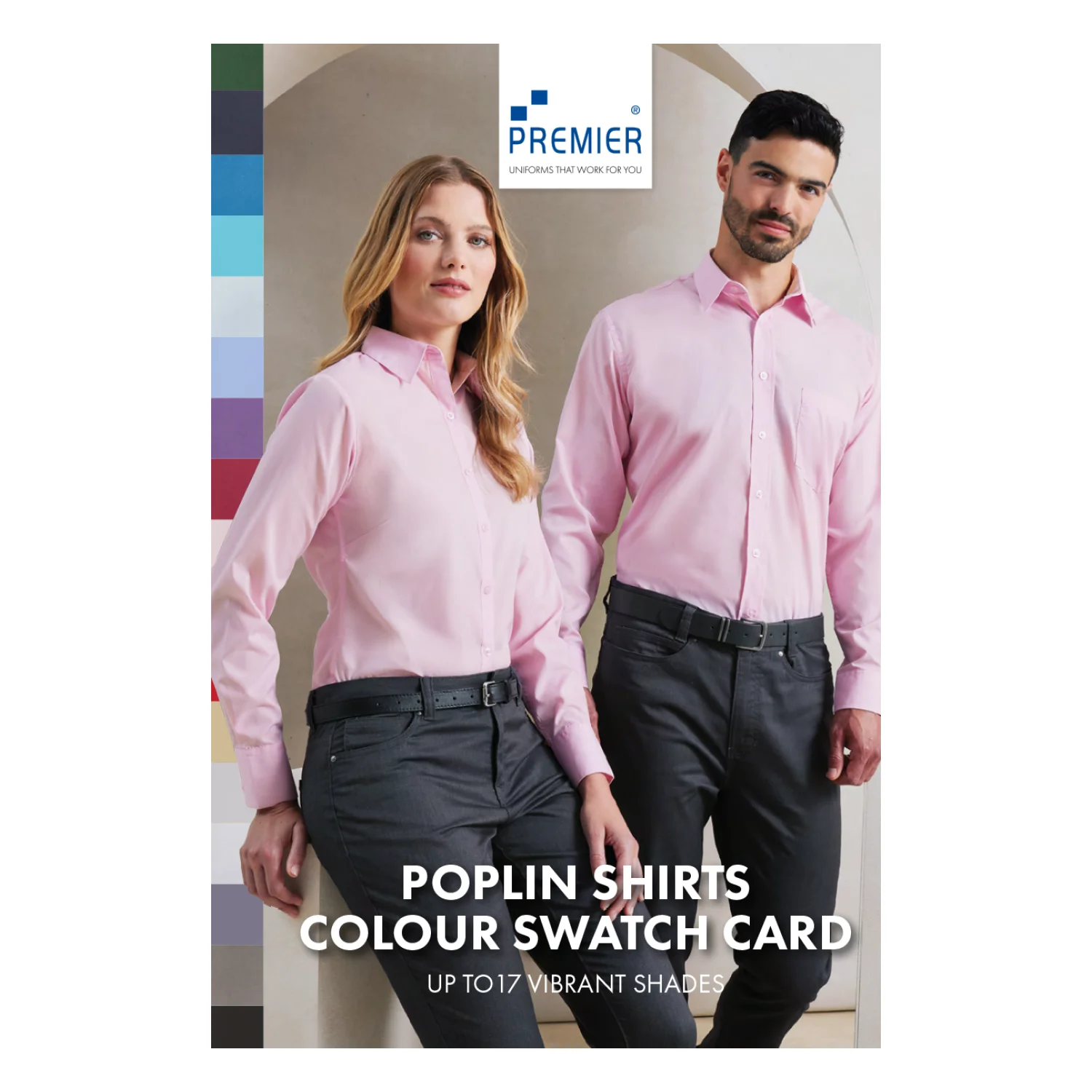 Premier poplin színkártya promóciós anyag Color Cards