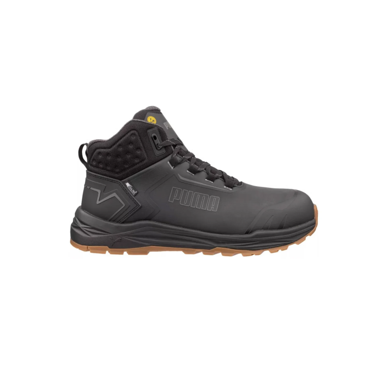 Puma FUSION Anthr/Gum Mid S7S ESD FO HRO SR munkavédelmi bakancs S7S szürke