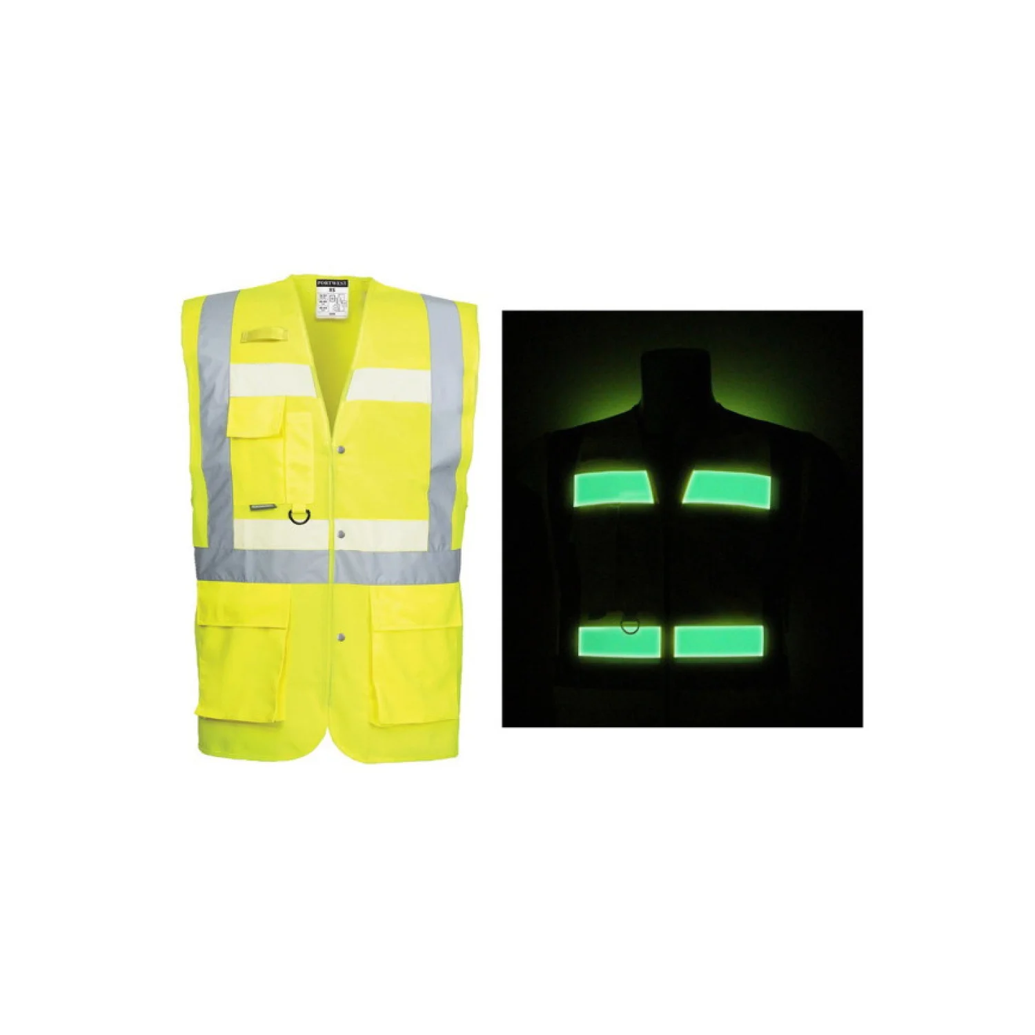Portwest G476 - Glowtex vezetői mellény sárga