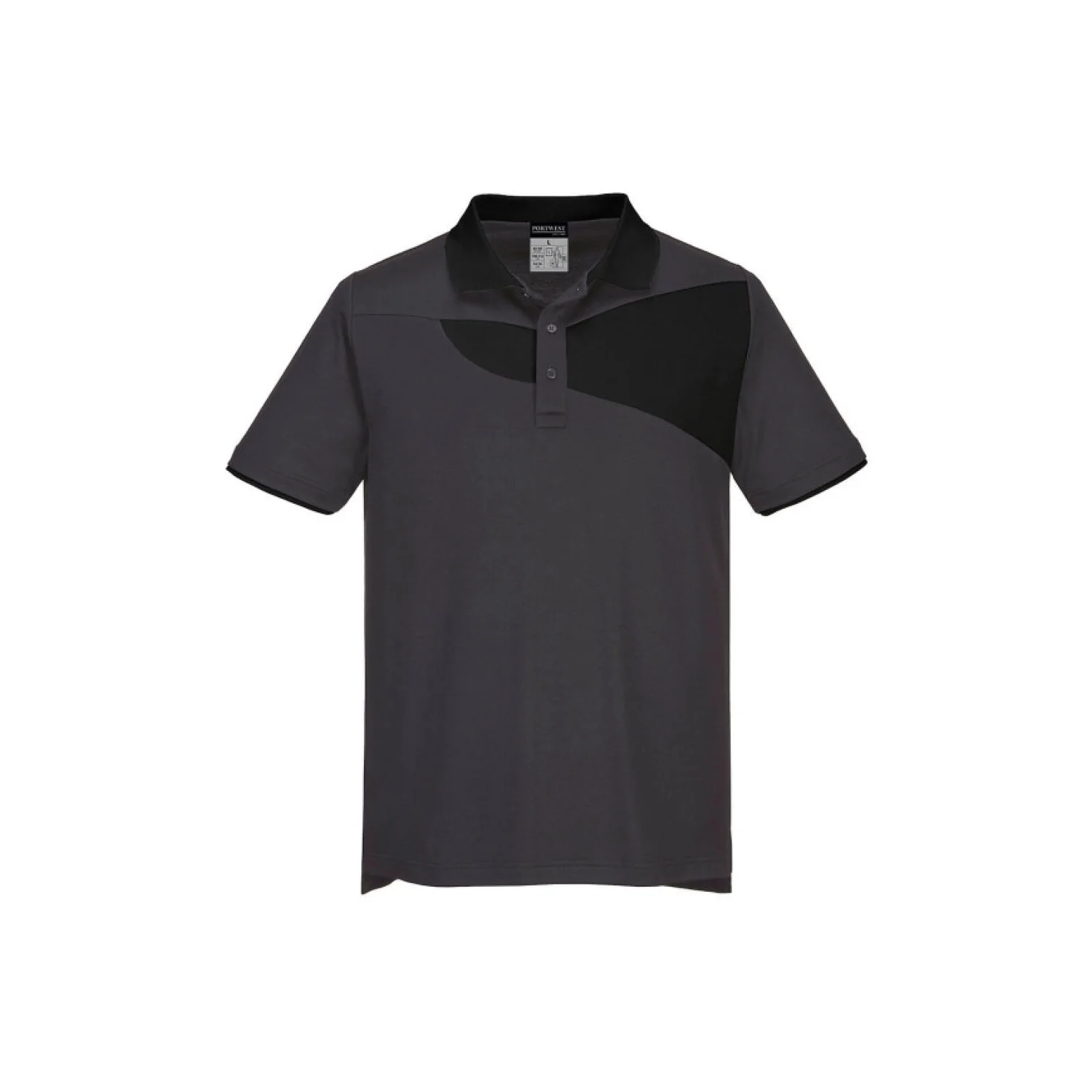 Portwest PW210 - Pw2 Pólóing S/S szürke/Fekete