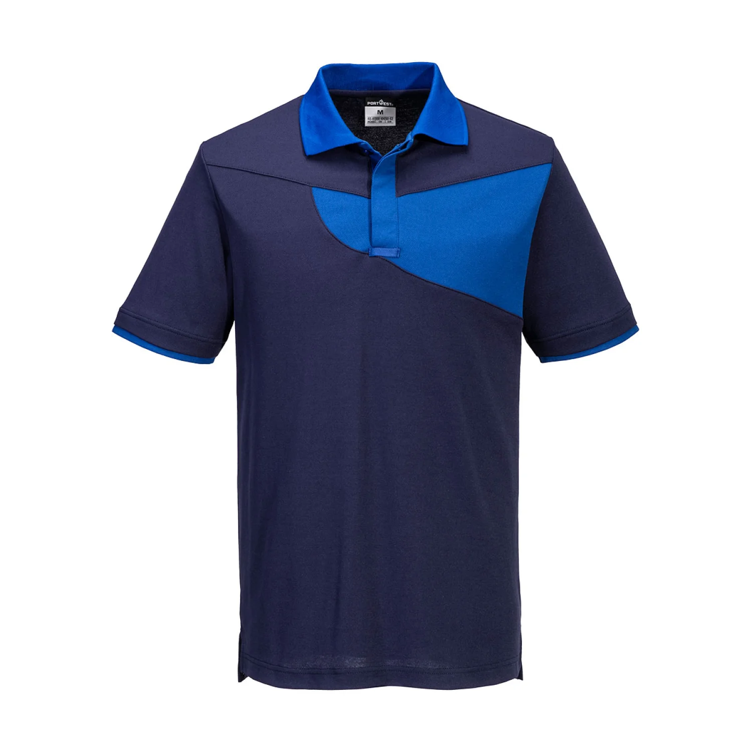 Portwest Pw2 Pólóing S/S Navy/Royal