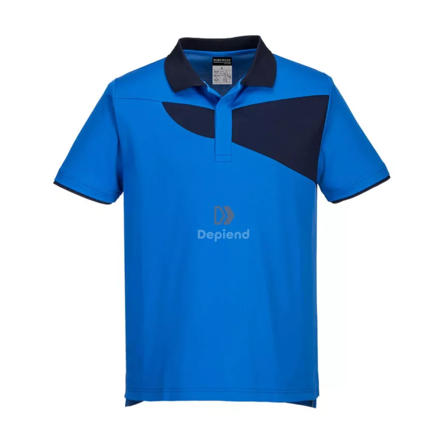 Portwest Pw2 Pólóing S/S royal/tengerészkék