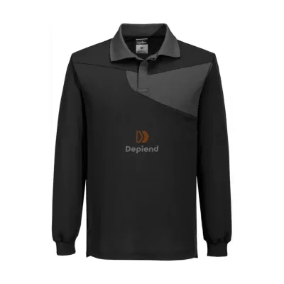 Portwest PW2 pamut póló póló L/S