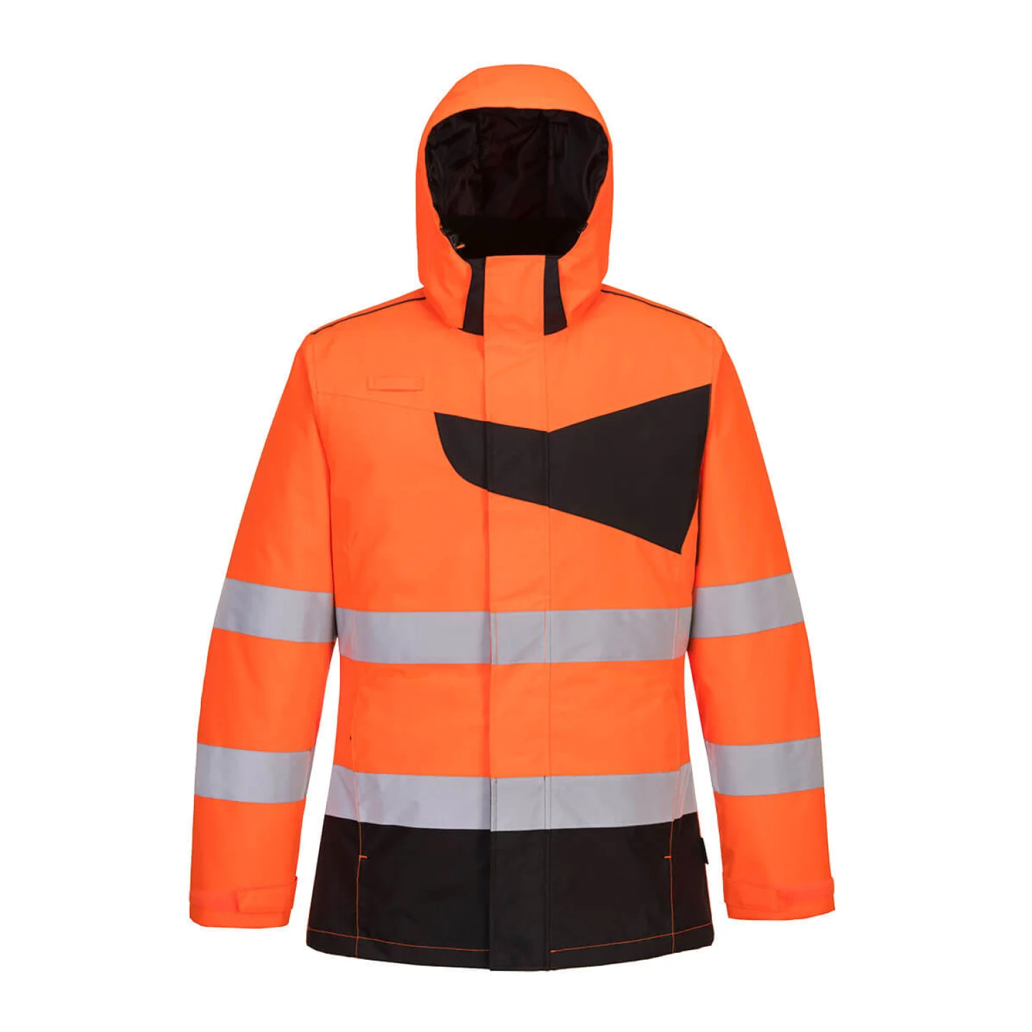 Portwest PW2 Hi-Vis Winter Jacket narancs/fekete